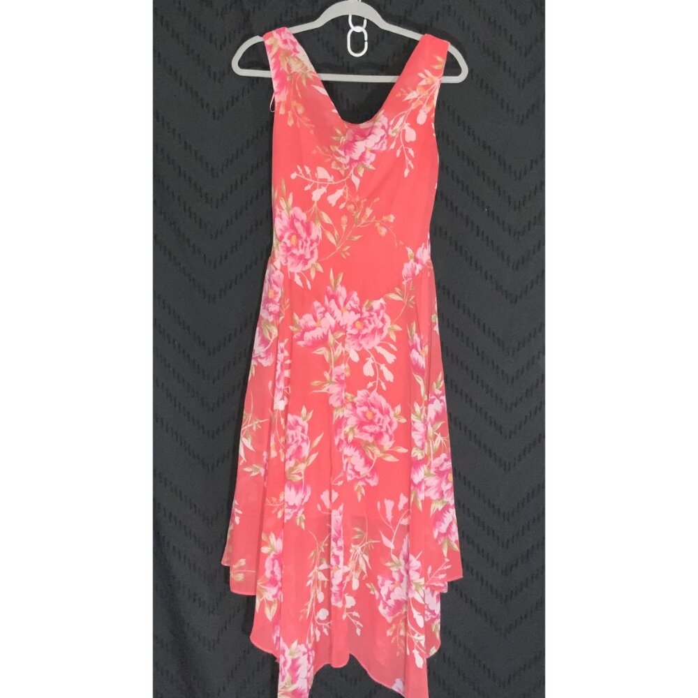 🎉ELLE Romantic Floral Cowl Neck Dress - Perfect for Wedding Guest or Cocktails